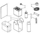 Kenmore 6651338581 accessory diagram