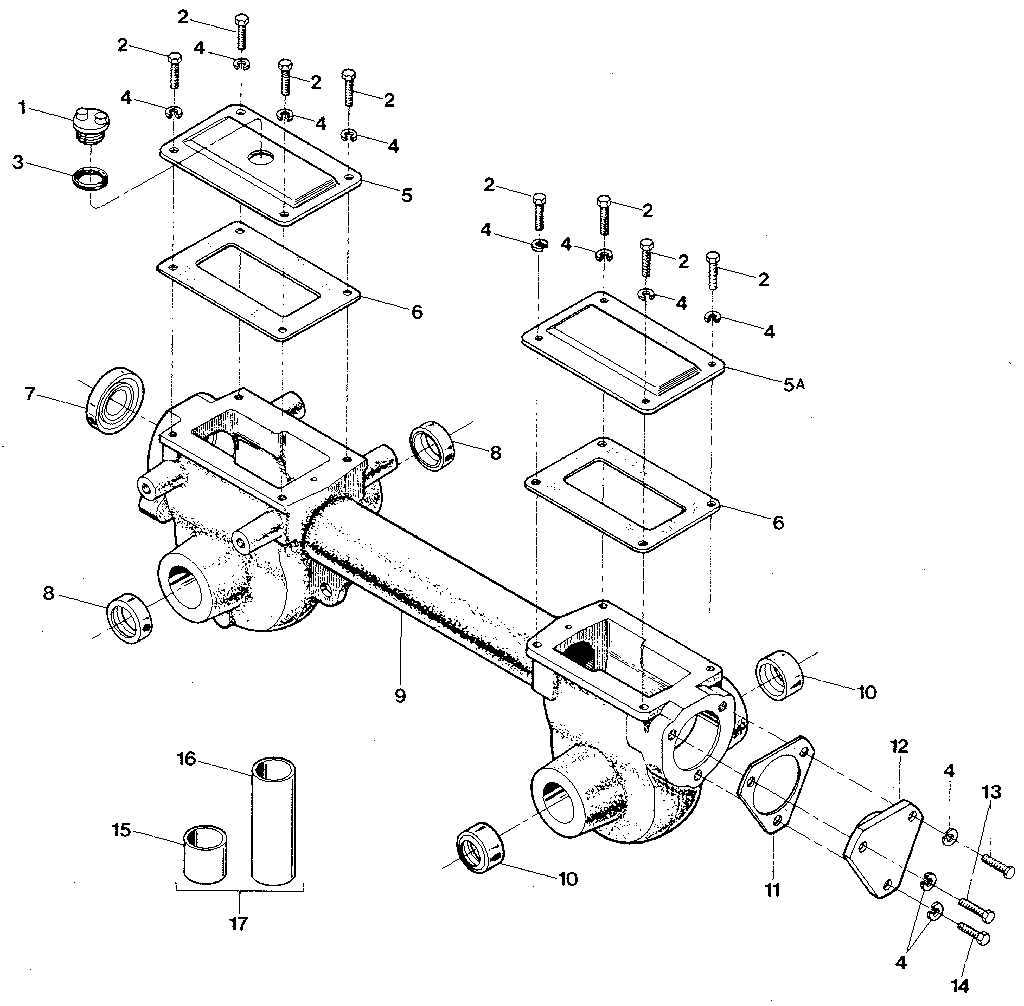 TRANSMISSION HOUSING, COVERS, SEALS, GASKETS, AND PLUG