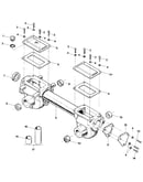 Transmission housing, covers, seals, gaskets, and plug