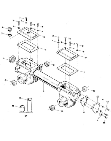 Transmission housing, covers, seals, gaskets, and plug