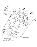 Handlebars & mounting bracket- & control levers