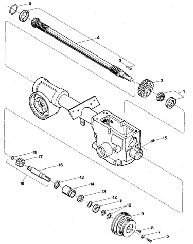 Drive shaft & input pinion shaft