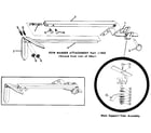 Troybilt ECONO HORSE #E9434 AND UP row maker attachment diagram