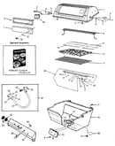Grill and burner section