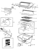Grill and burner section