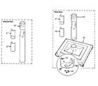 Kenmore 2581069090 ground post and patio base diagram