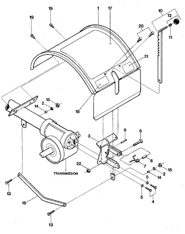 Hood, bracket & depth regulator