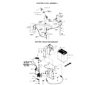 Troybilt JUNIOR SERIAL #M74690 AND UP electric start assembly diagram