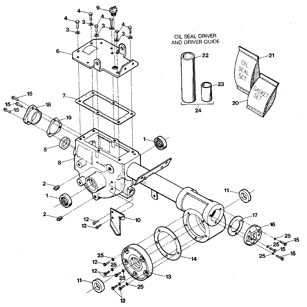 TRANSMISSION HOUSING, COVERS, SEALS, GASKETS & PLUGS