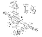 Troybilt PONY SERIAL #S20312 AND UP transmission housing, covers, seals, gaskets & plugs diagram