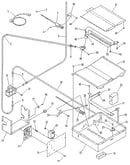 Broiler and oven burner section