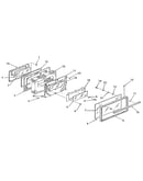 Oven door section