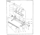 Sears 16153209850 chassis & paper feed mechanism diagram