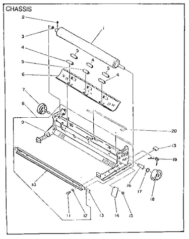 Chassis & paper feed mechanism