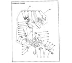 Sears 16153209850 carrier drive & carrier frame mechanism diagram