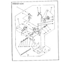 Sears 16153209850 printer head & correction mechanism diagram