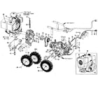 Troybilt HORSE SERIAL NO 857037 AND UP wheel speed lever diagram