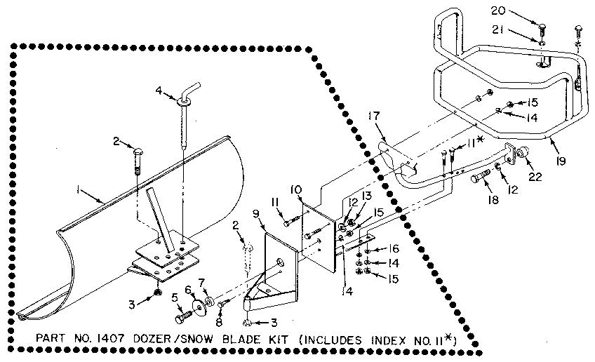 SNOW BLADE ASSEMBLY