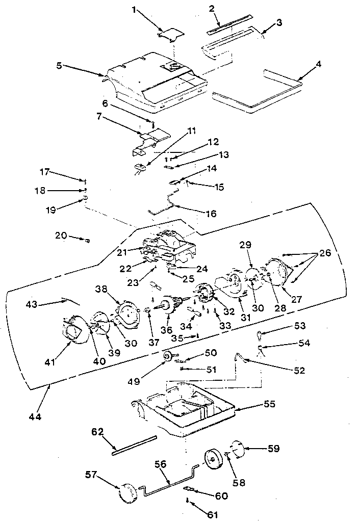 NOZZLE AND MOTOR ASSEMBLY