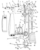 Handle and bag housing