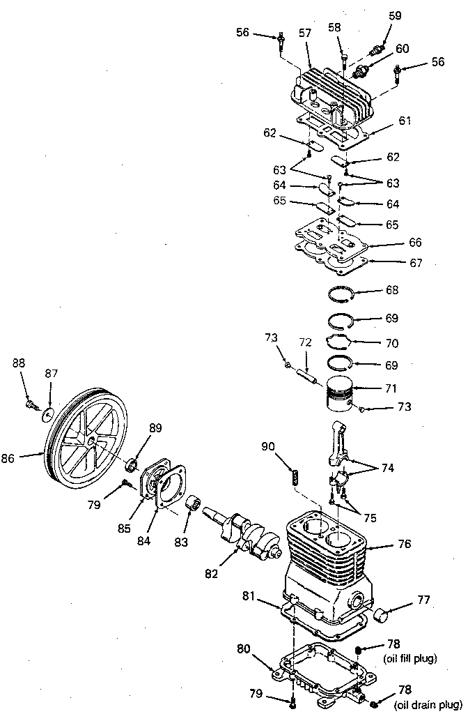 Compressor pump diagram