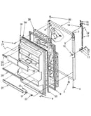 Refrigerator door
