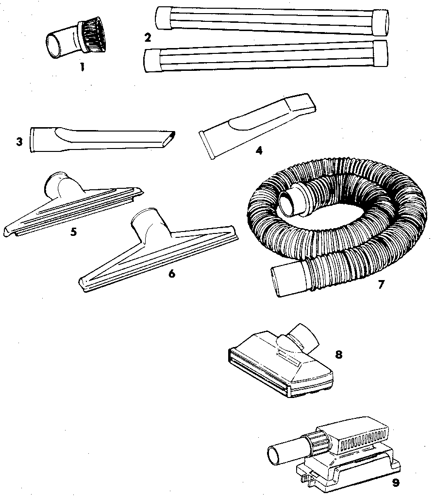 2-1/2" DIAMETER PLASTIC ACCESSORIES
