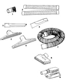 2-1/2" diameter plastic accessories