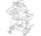 Craftsman 502254172 mower housing suspension diagram
