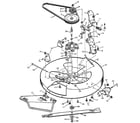 Craftsman 502254172 mower housing bottom half diagram