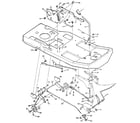 Craftsman 502259120 mower housing suspension diagram