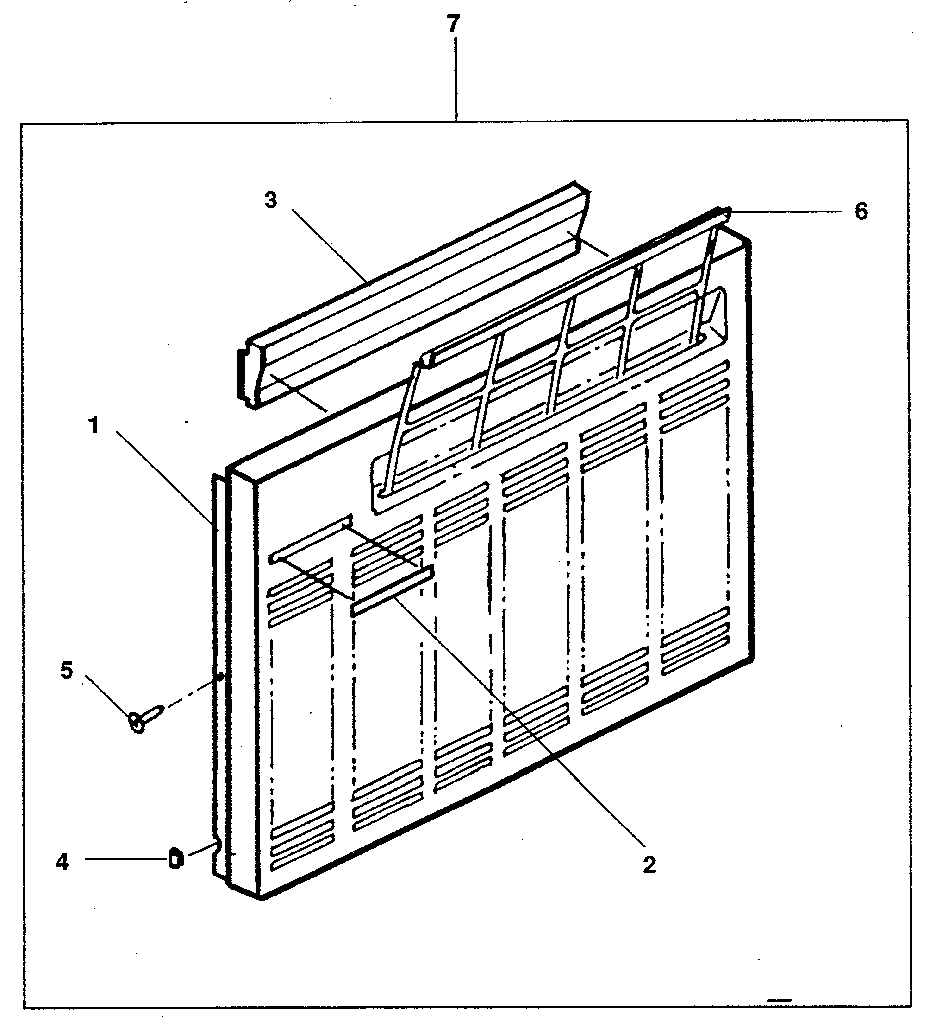 Cabinet and front panel