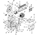 Kenmore 2538785100 electrical system and air handling diagram