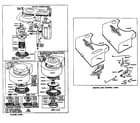 Craftsman 5006B-H starter parts, crown, & control parts diagram
