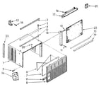 Kenmore 1068750513-AC cabinet diagram