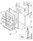 Refrigerator door