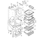 Kenmore 1068594611 refrigerator liner diagram