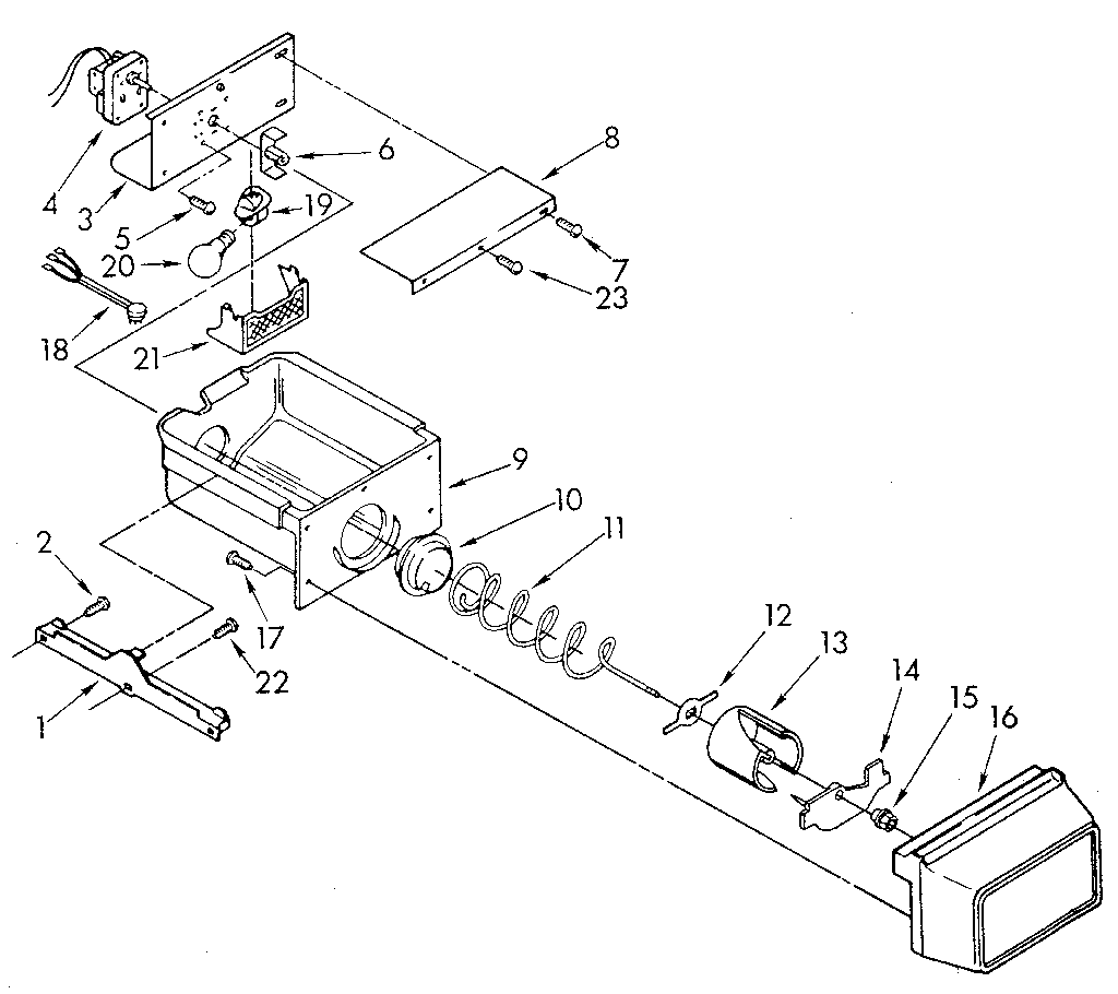 Freezer interior