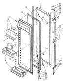 Refrigerator door