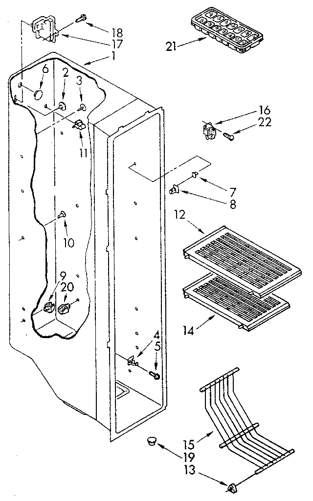 Freezer liner