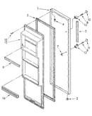Refrigerator door