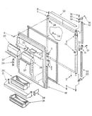 Refrigerator door