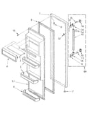Refrigerator door