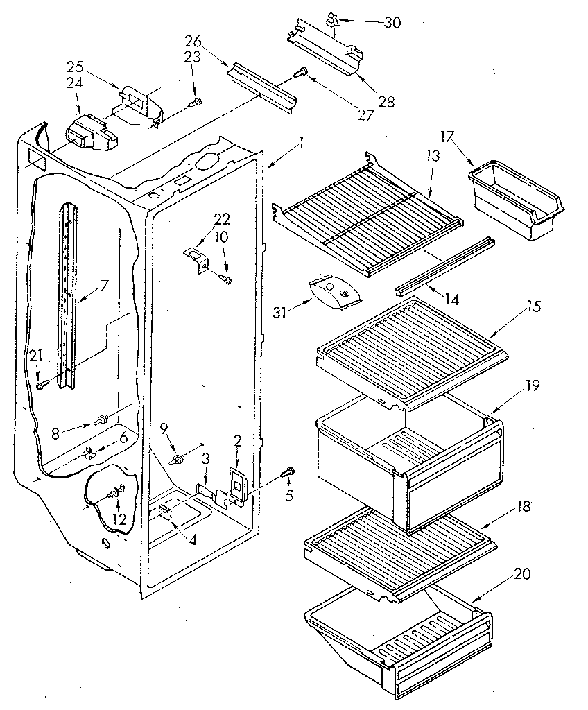 Refrigerator liner