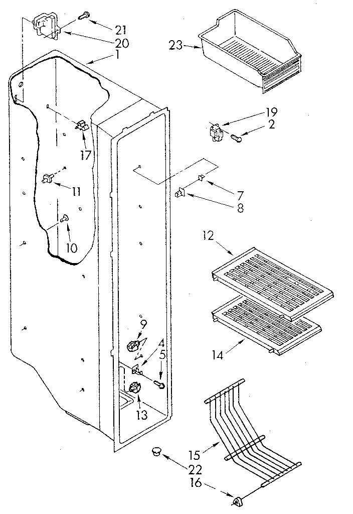 Freezer liner