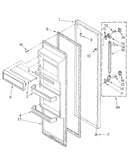 Refrigerator door
