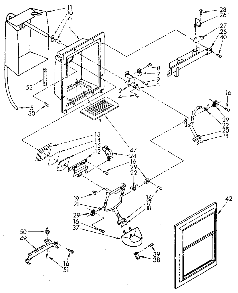 DISPENSER FRONT