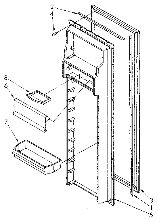 REFRIGERATOR INTERIOR DOOR PANEL