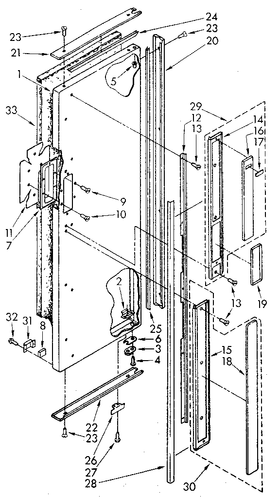 REFRIGERATOR EXTERIOR DOOR