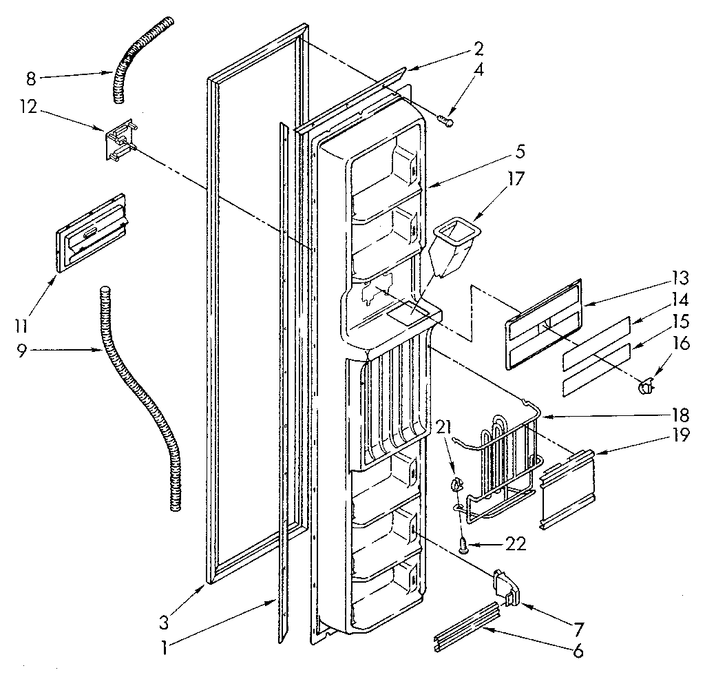 FREEZER INTERIOR DOOR PANEL